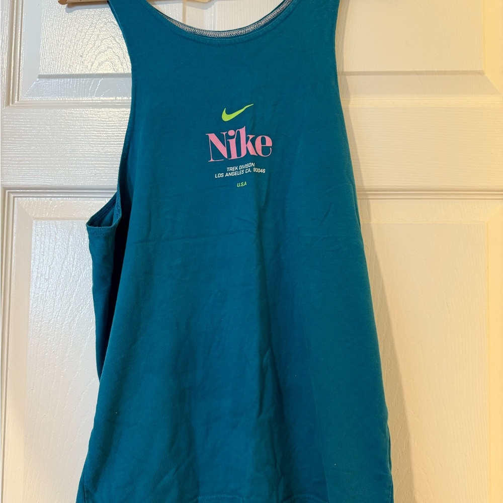 Nike Turquoise Sleeveless Top